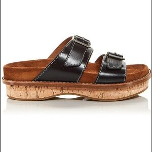 Chloé Women's Black and Brown Sandals